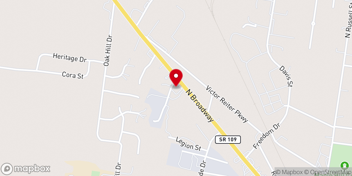 Map showing location of Sellars Family Heritage at Portland