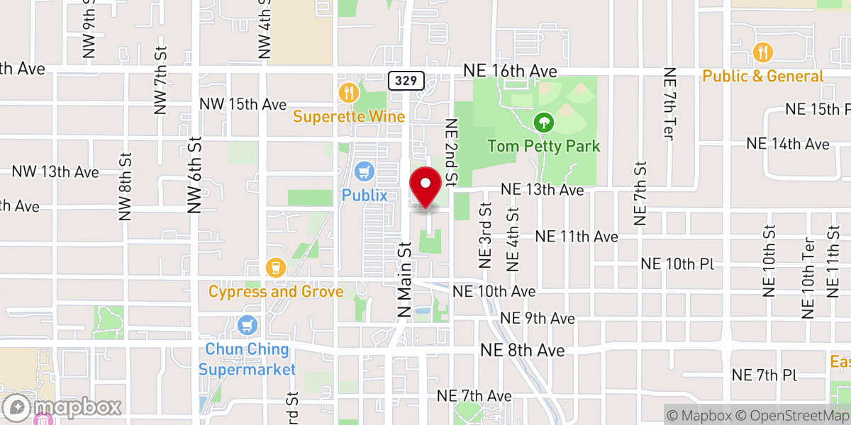 Map showing location of Right Word Church Inc