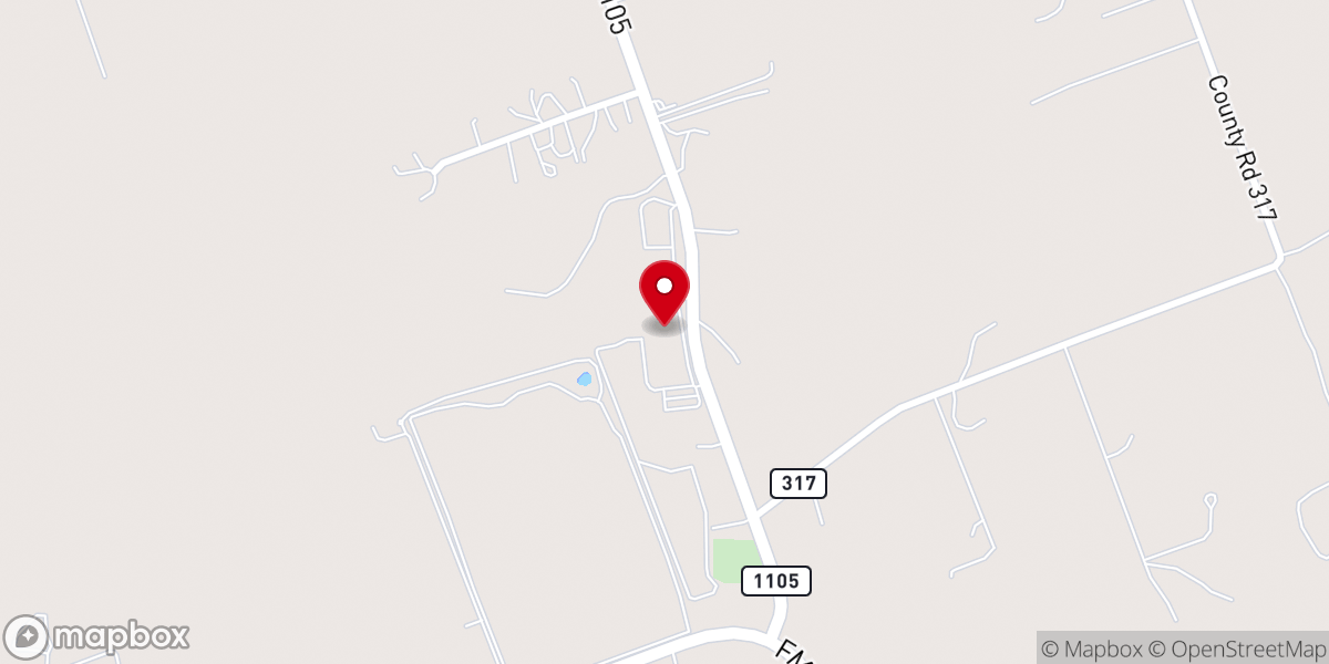 Map showing location of Zion Lutheran Church