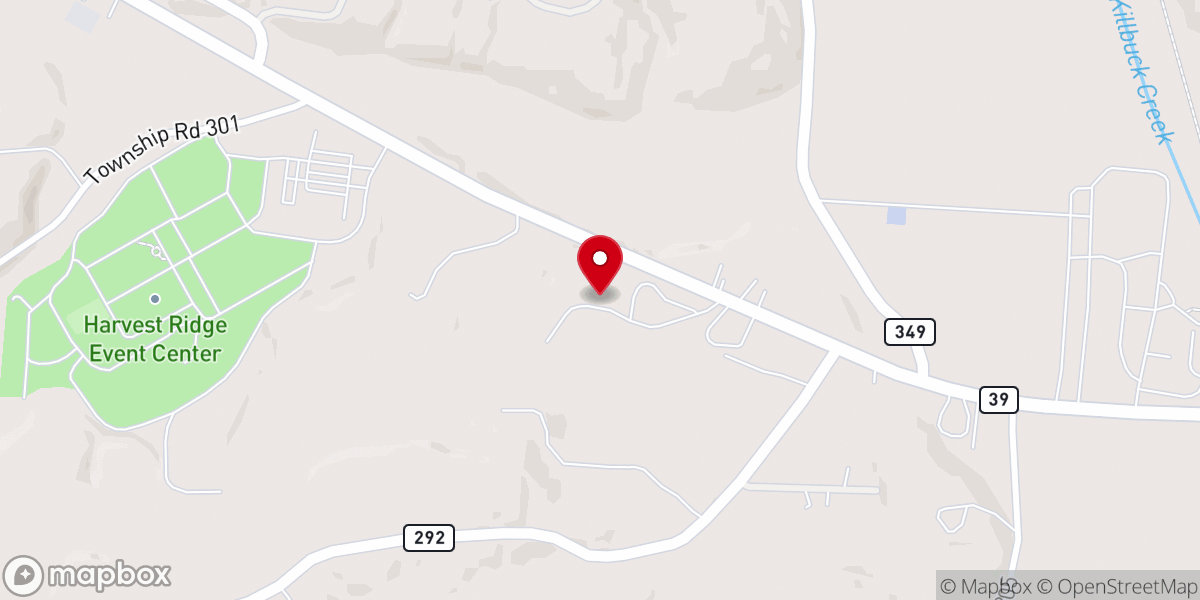 Map showing location of St Johns Parsonage