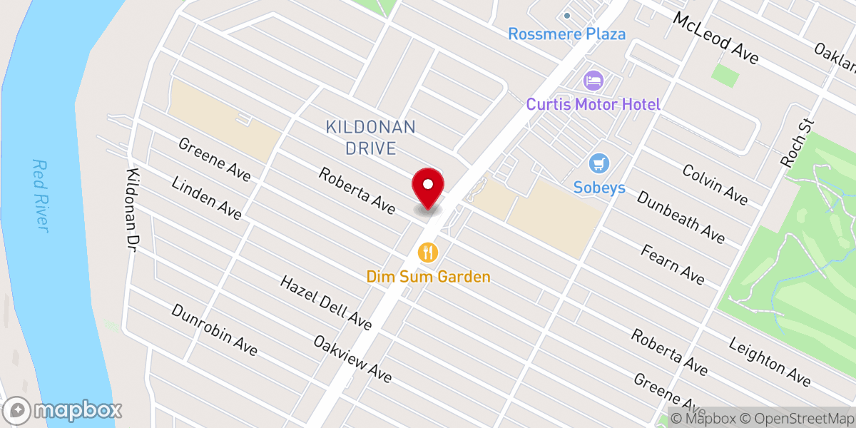 Map showing location of John Black Memorial United Church