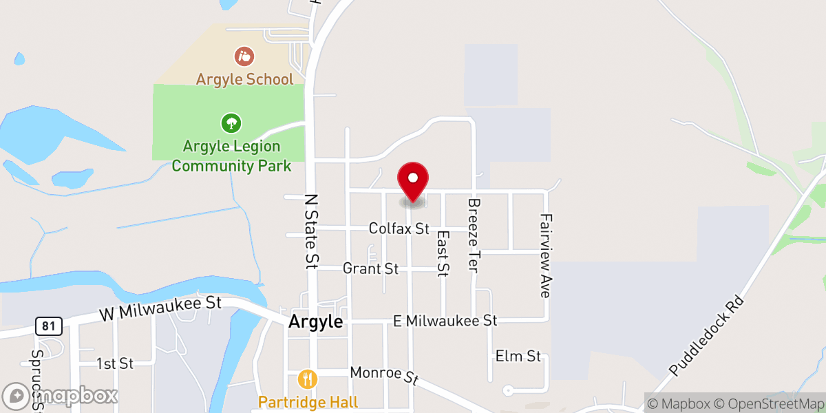 Map showing location of St Joseph Catholic Church of Saint Isidore Parish