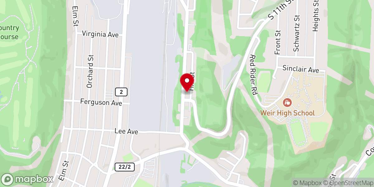 Map showing location of Christ the King Family Worship Center