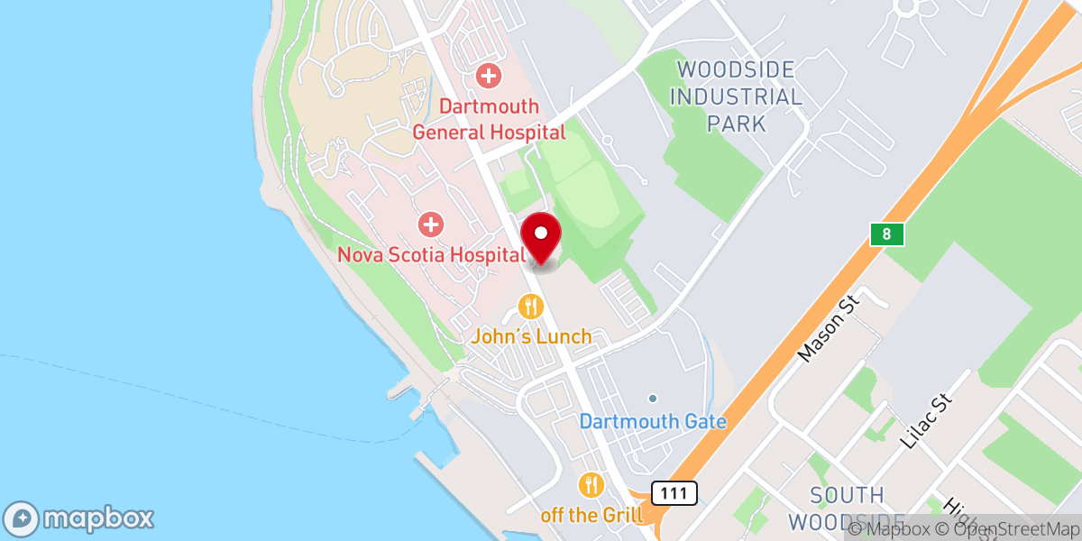 Map showing location of St Albans Anglican Church