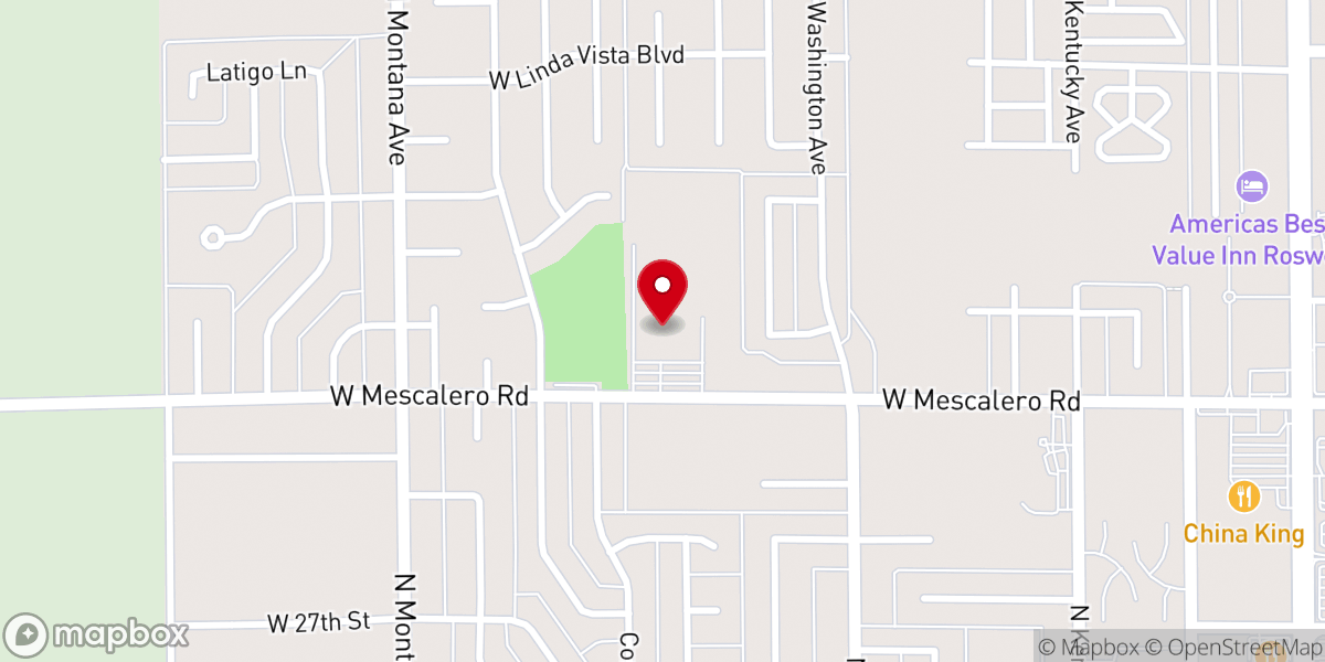 Map showing location of Salt Creek Church