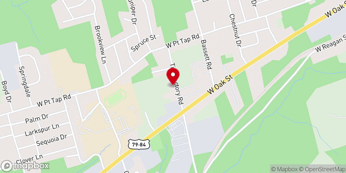 Map showing location of Claiser Assembly Co