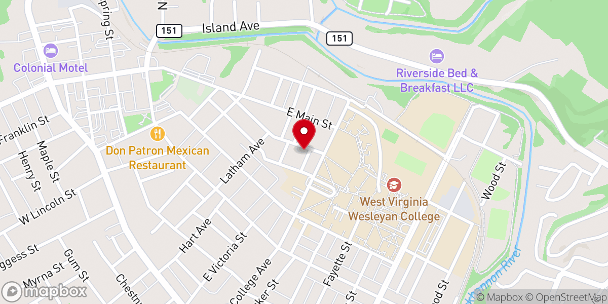 Map showing location of Clothes Closet