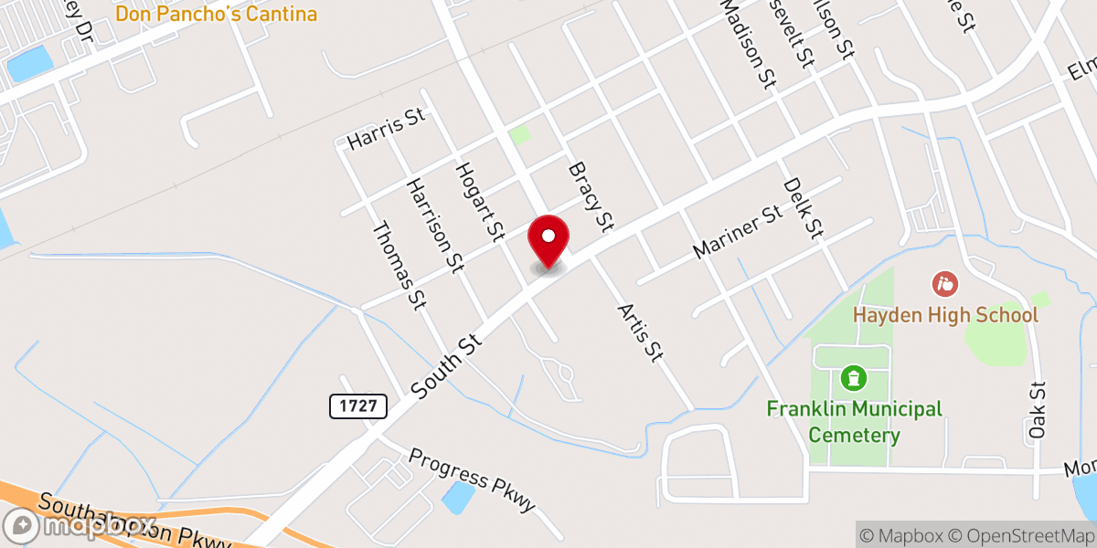 Map showing location of The Empowerment Center "A place filled with life, light, and love."