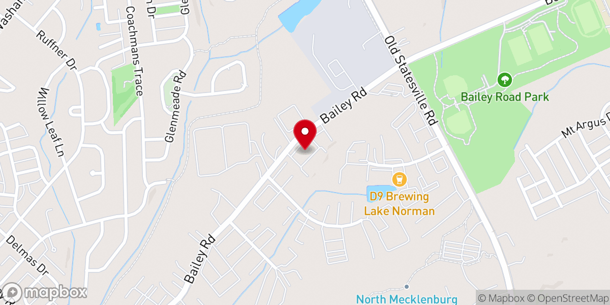 Map showing location of NorthCross Church