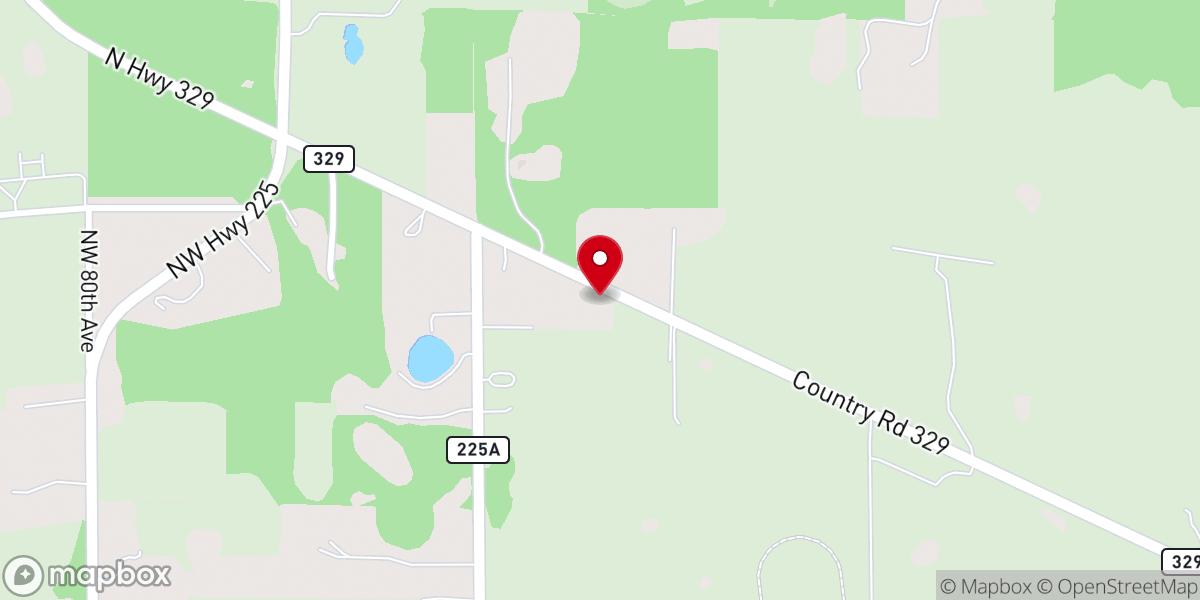 Map showing location of Calvary Missionary Baptist Church
