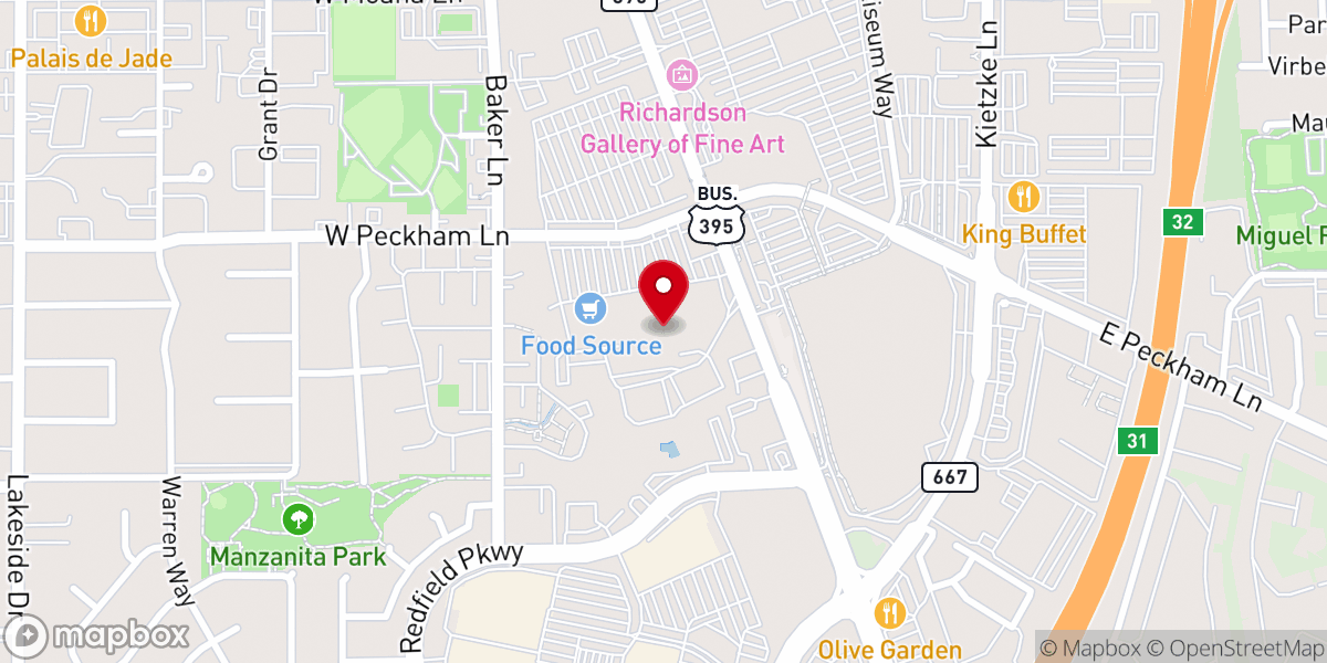 Map showing location of Crosspoint Community Church
