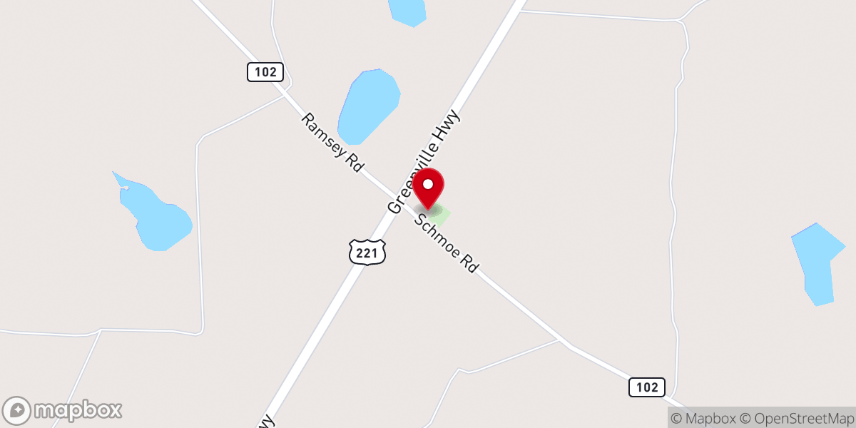Map showing location of Summer Hill Missionary Baptist Church