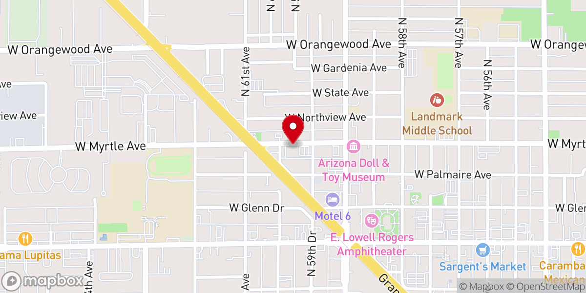 Map showing location of New Impact Community Church