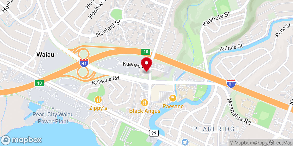 Map showing location of Pearlside Church Corporate Office