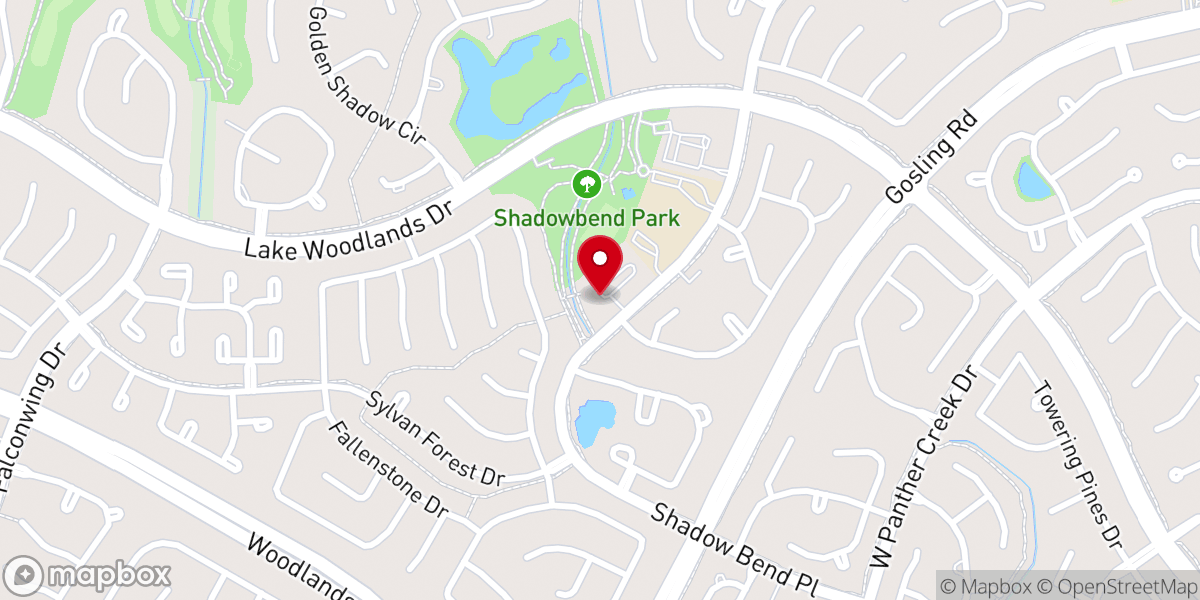 Map showing location of Congregation Beth Shalom