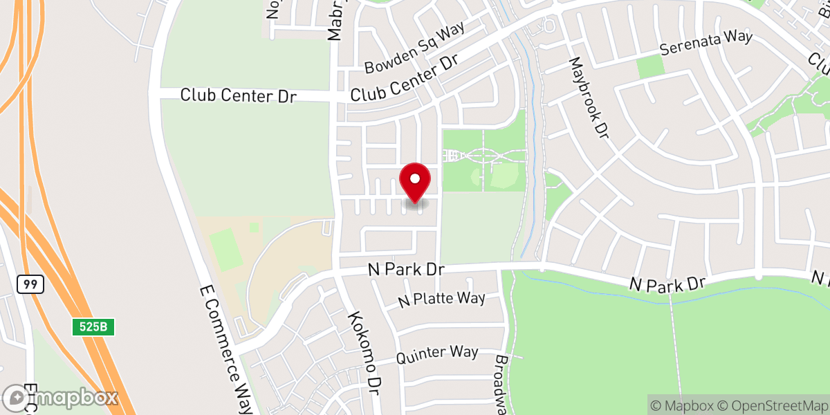 Map showing location of Sierra Pure Giving Hands
