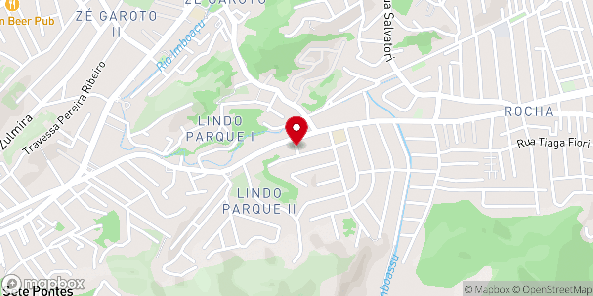 Map showing location of Igreja Batista Missionaria