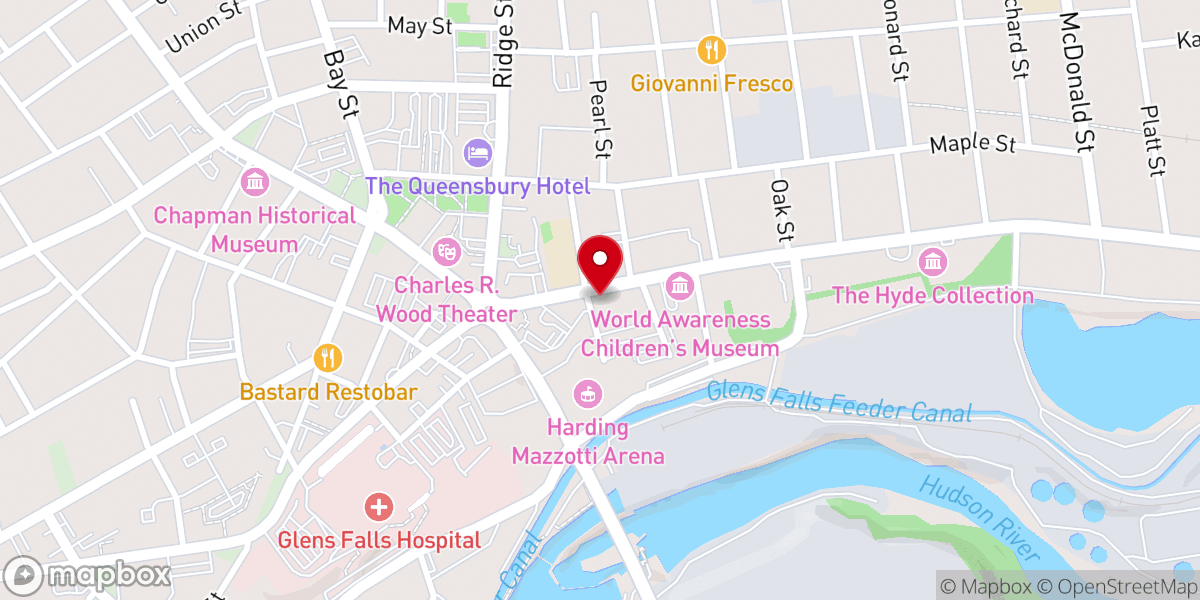 Map showing location of Saint Catherine Church