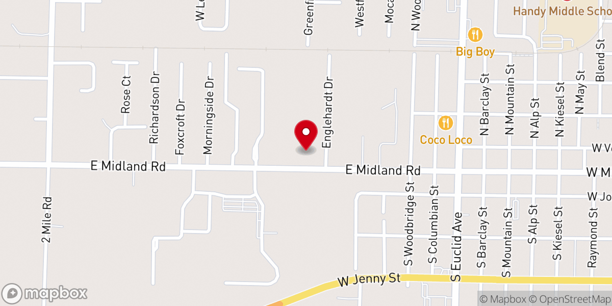 Map showing location of Family of Christ Fellowship