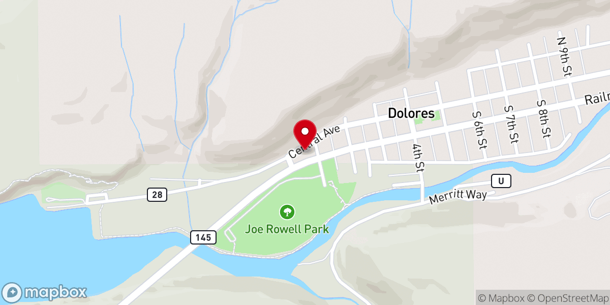 Map showing location of Friendship Assembly of God