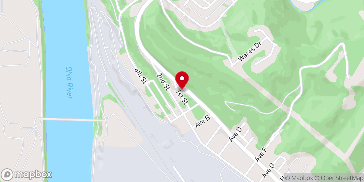 Map showing location of St Peter's AME Church