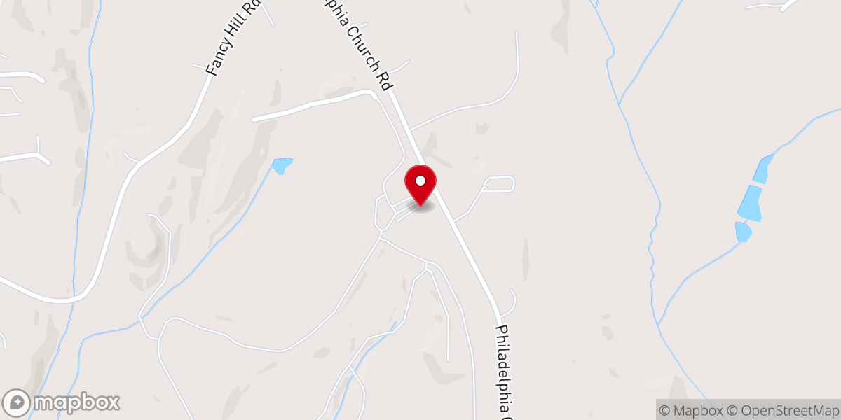 Map showing location of Gaston County Landfill