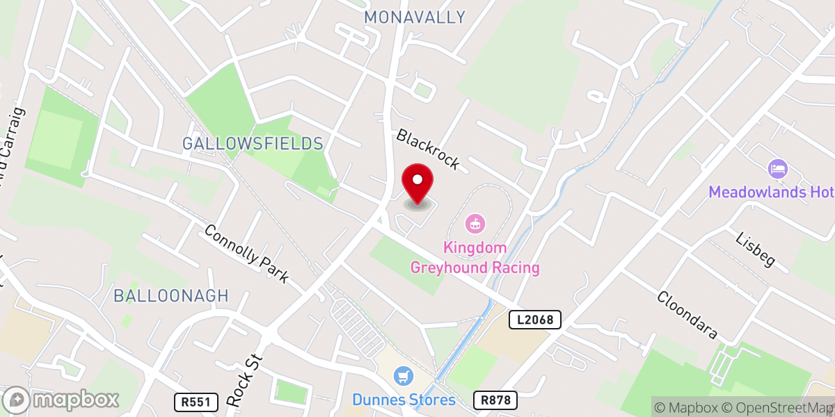 Map showing location of Church of Our Lady and St Brendan, Tralee