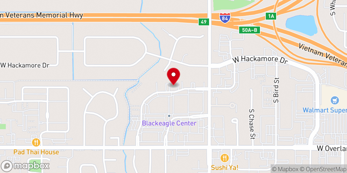 Map showing location of Calvary Chapel Treasure Valley (Office)