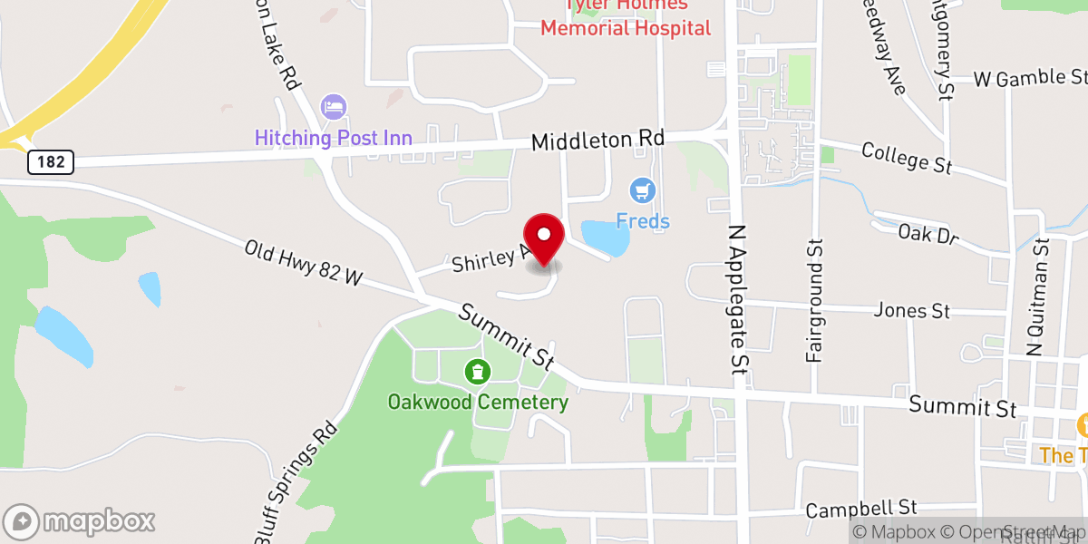 Map showing location of Shepherds Rest International