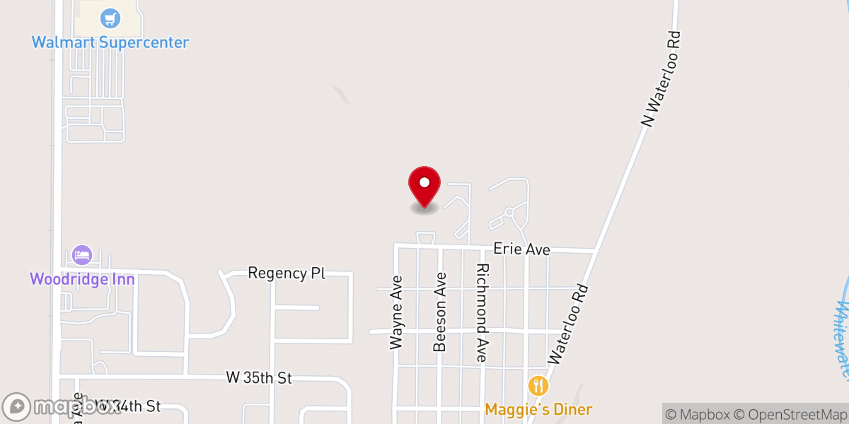 Map showing location of Community Gospel Church