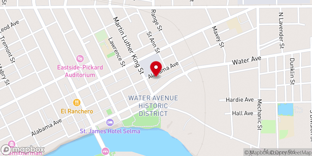 Map showing location of Endless Love Church of the Living God