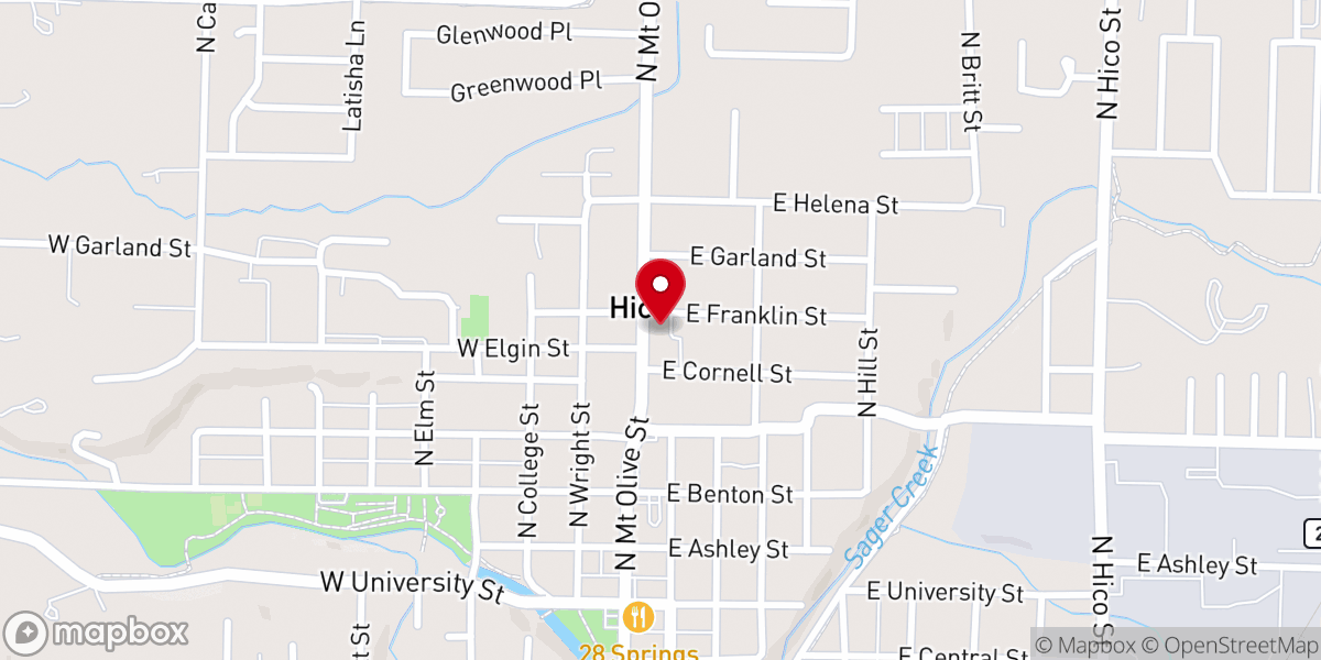 Map showing location of Grace Episcopal Church