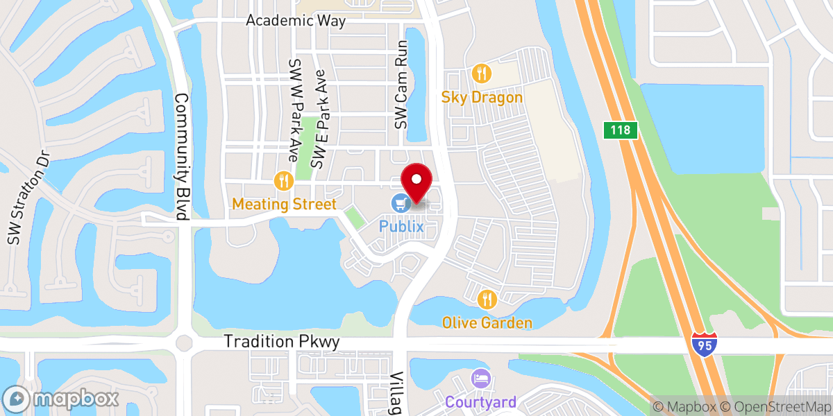 Map showing location of Living Hope Fellowship Center Inc
