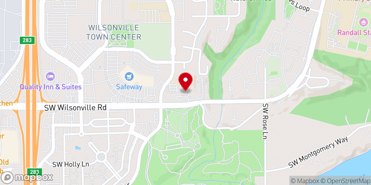 Map showing location of Pioneer Baptist Church