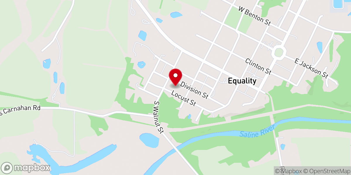 Map showing location of St. Joseph Catholic