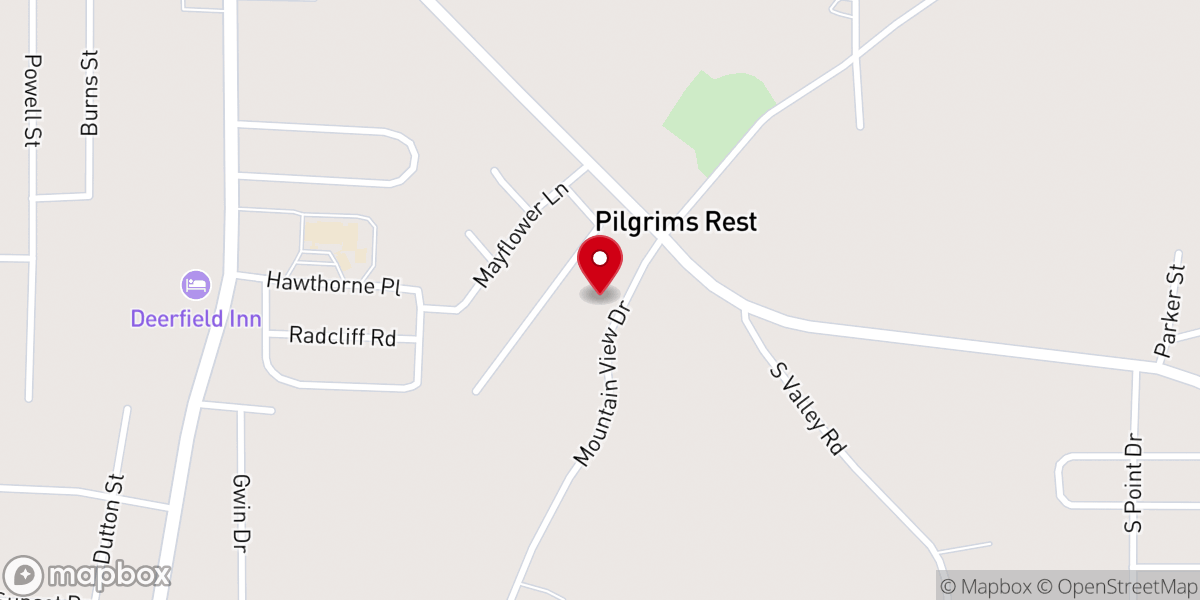 Map showing location of First Baptist-Southside