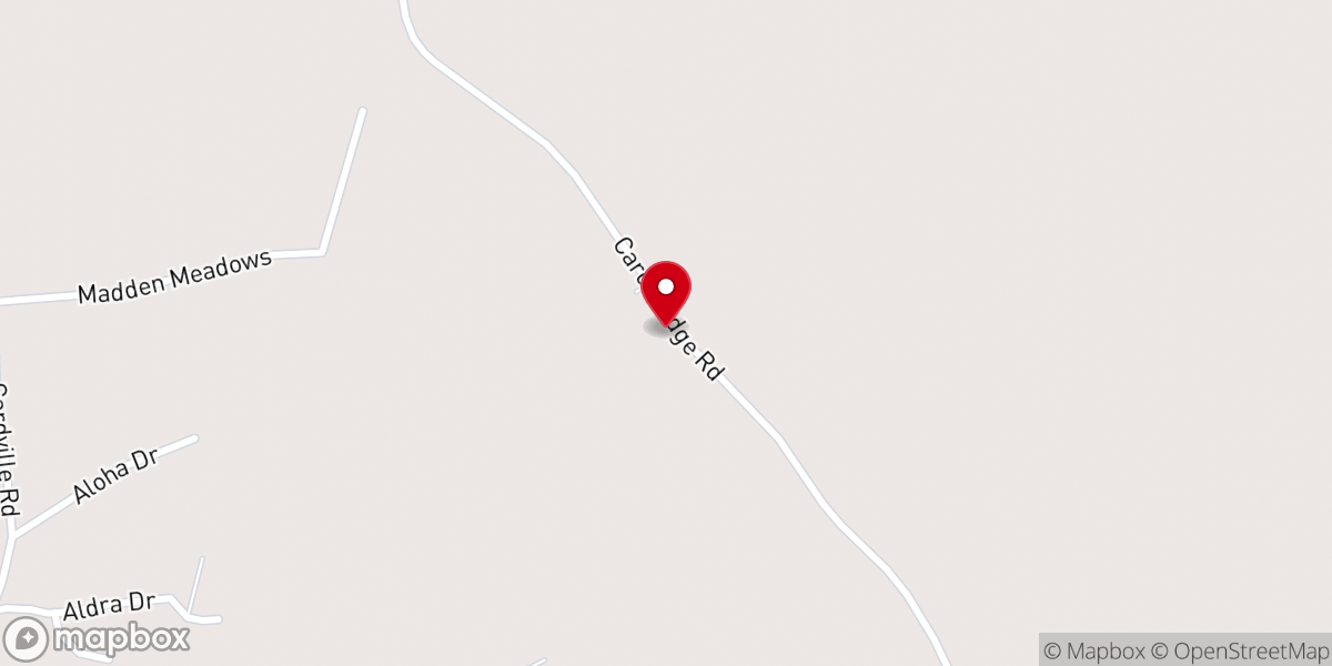 Map showing location of Cardville United Pentecostal Church