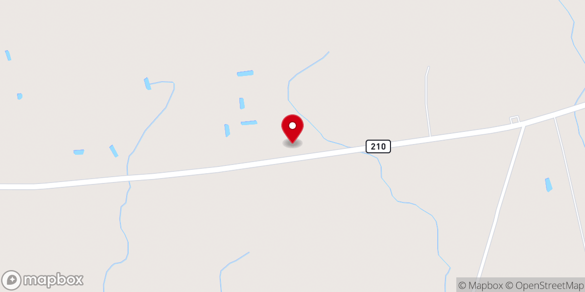 Map showing location of Friendship Missionary Baptist