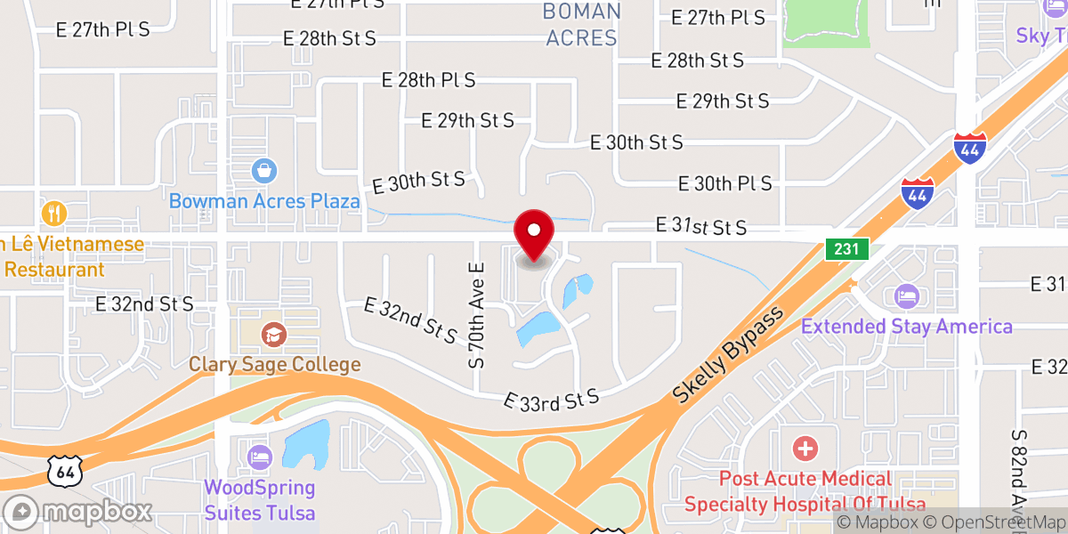 Map showing location of Prophetic Ministries Inc
