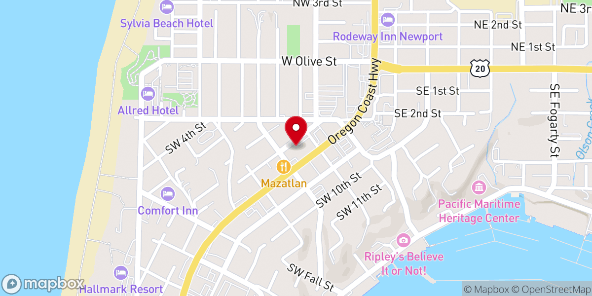 Map showing location of Potters House Christian Fellowship
