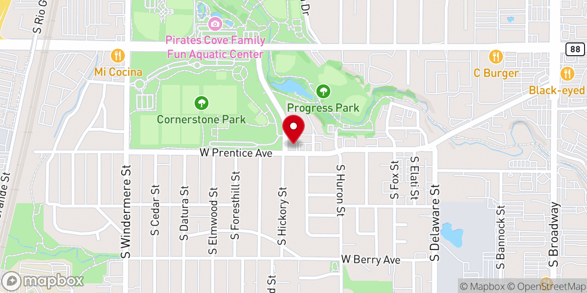 Map showing location of St. Herman Orthodox Church
