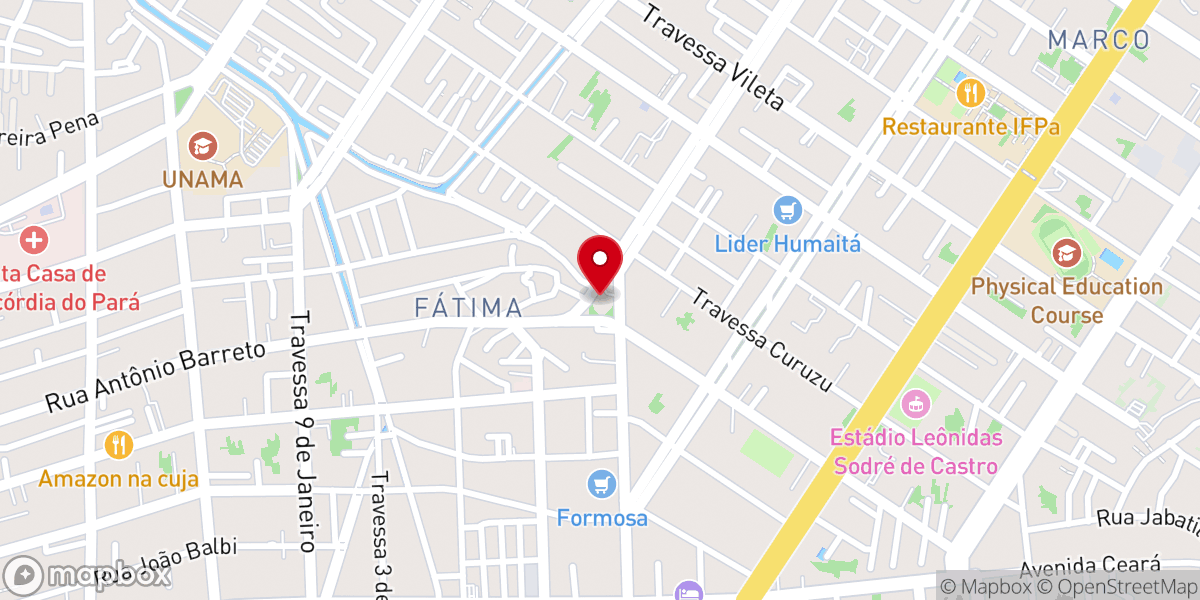 Map showing location of Paróquia Nossa Senhora de Fátima