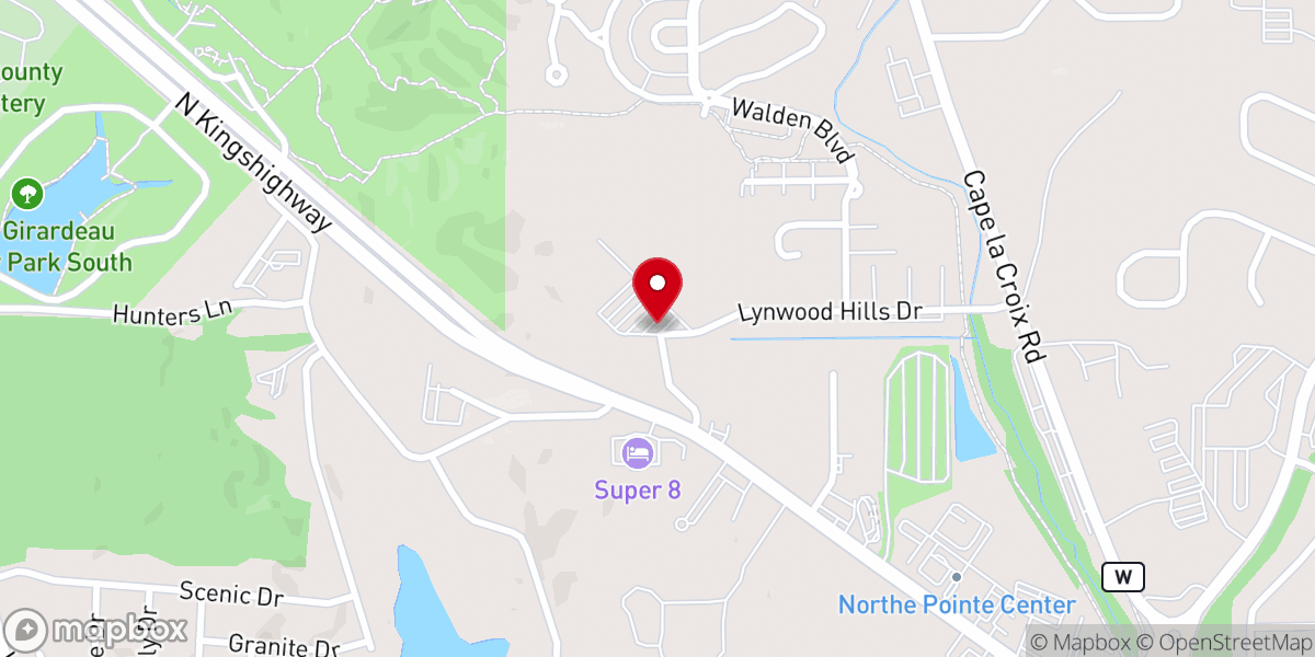 Map showing location of Baptist Church