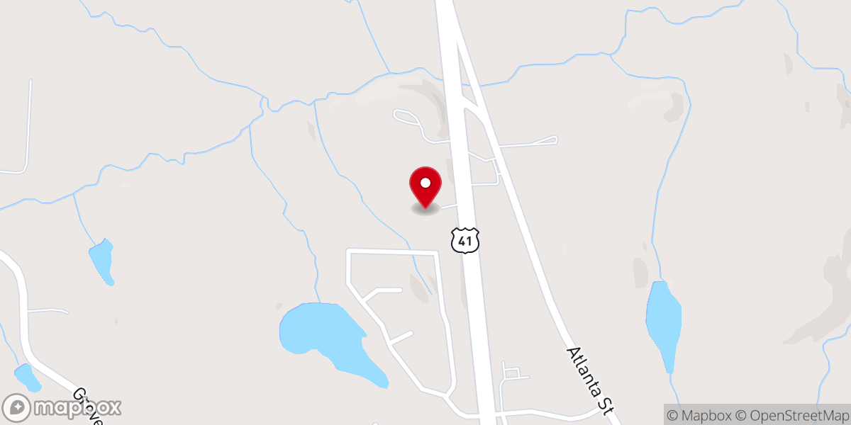 Map showing location of Mt. Olive Outreach Ministries - South