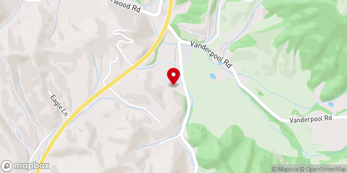 Map showing location of Vilas Valley Baptist Church