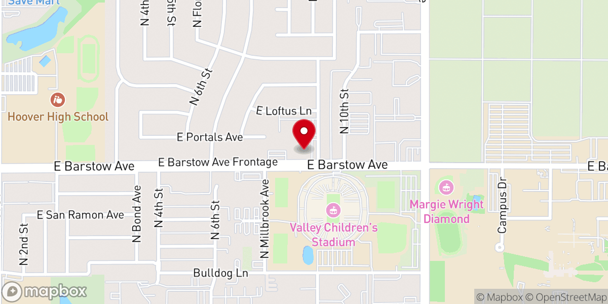 Map showing location of St. Paul Catholic Newman Center