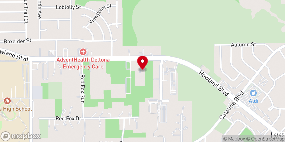 Map showing location of Faith Bible Church C & MA