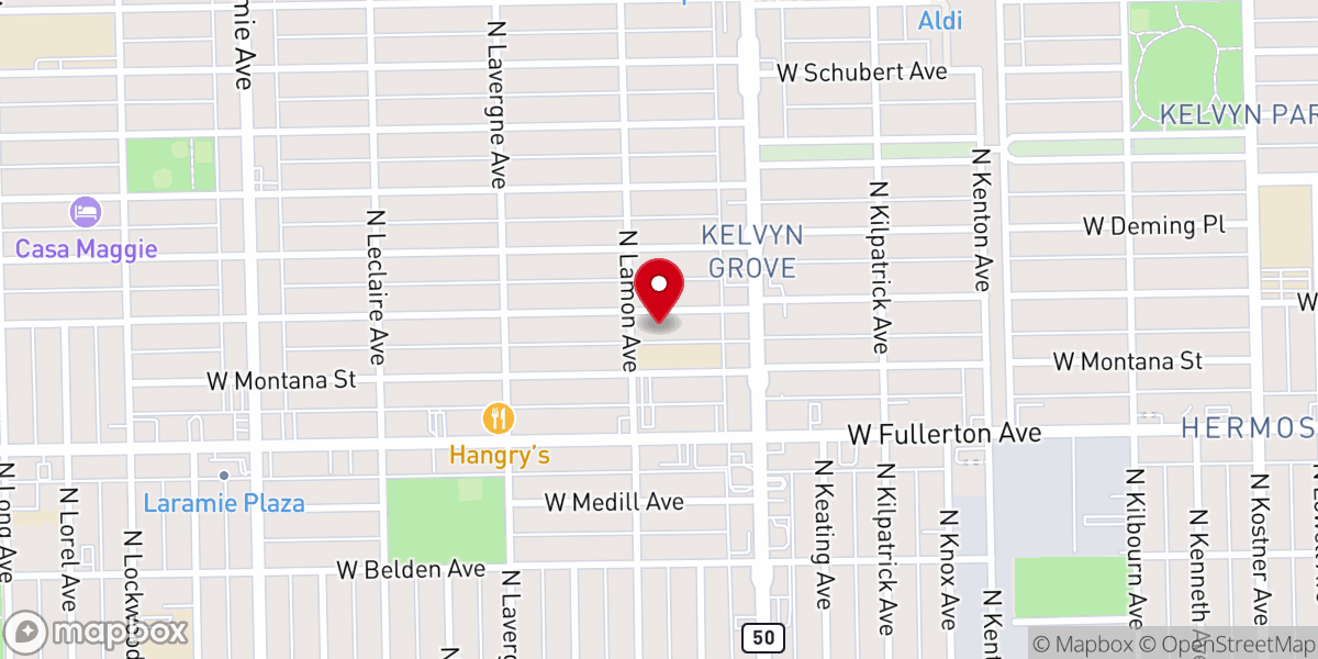 Map showing location of Ss. Genevieve and Stanislaus Bishop & Martyr Parish