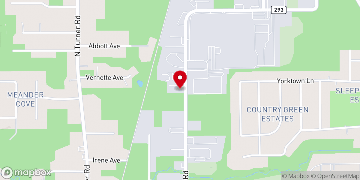 Map showing location of Greenford Christian Church Austintown Campus