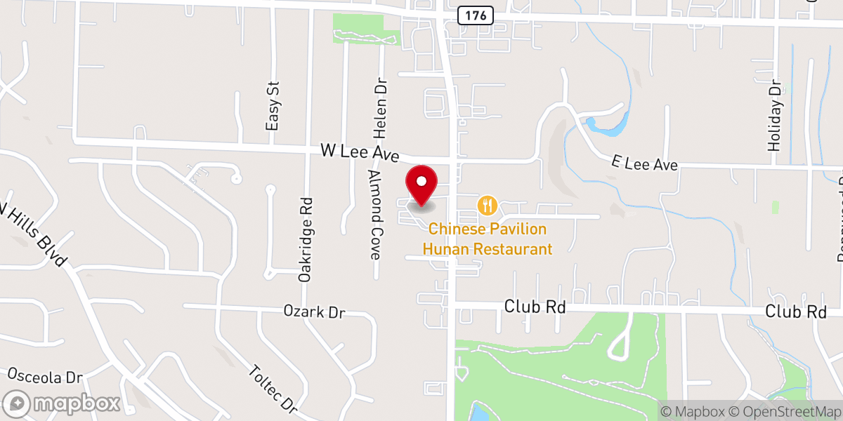 Map showing location of Sylvan Hills Community Church - Food Distribution Center